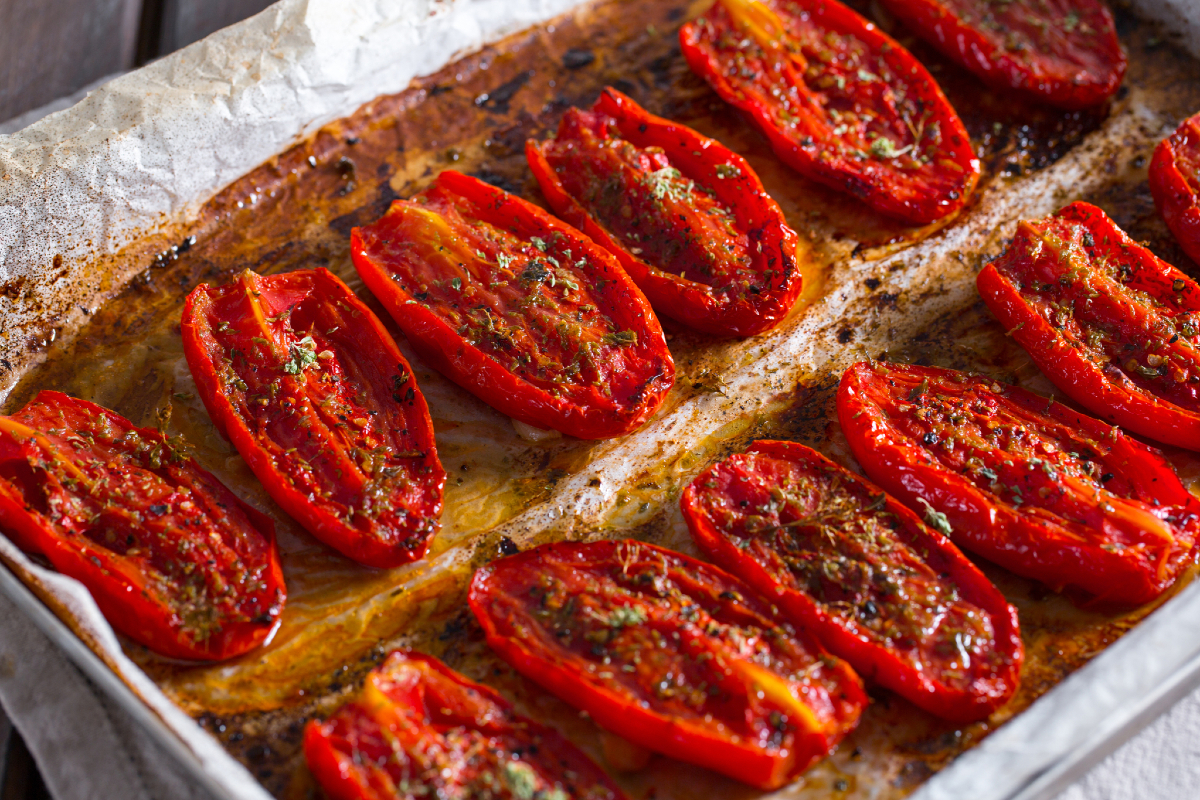 San Marzano tomatoes on the vine