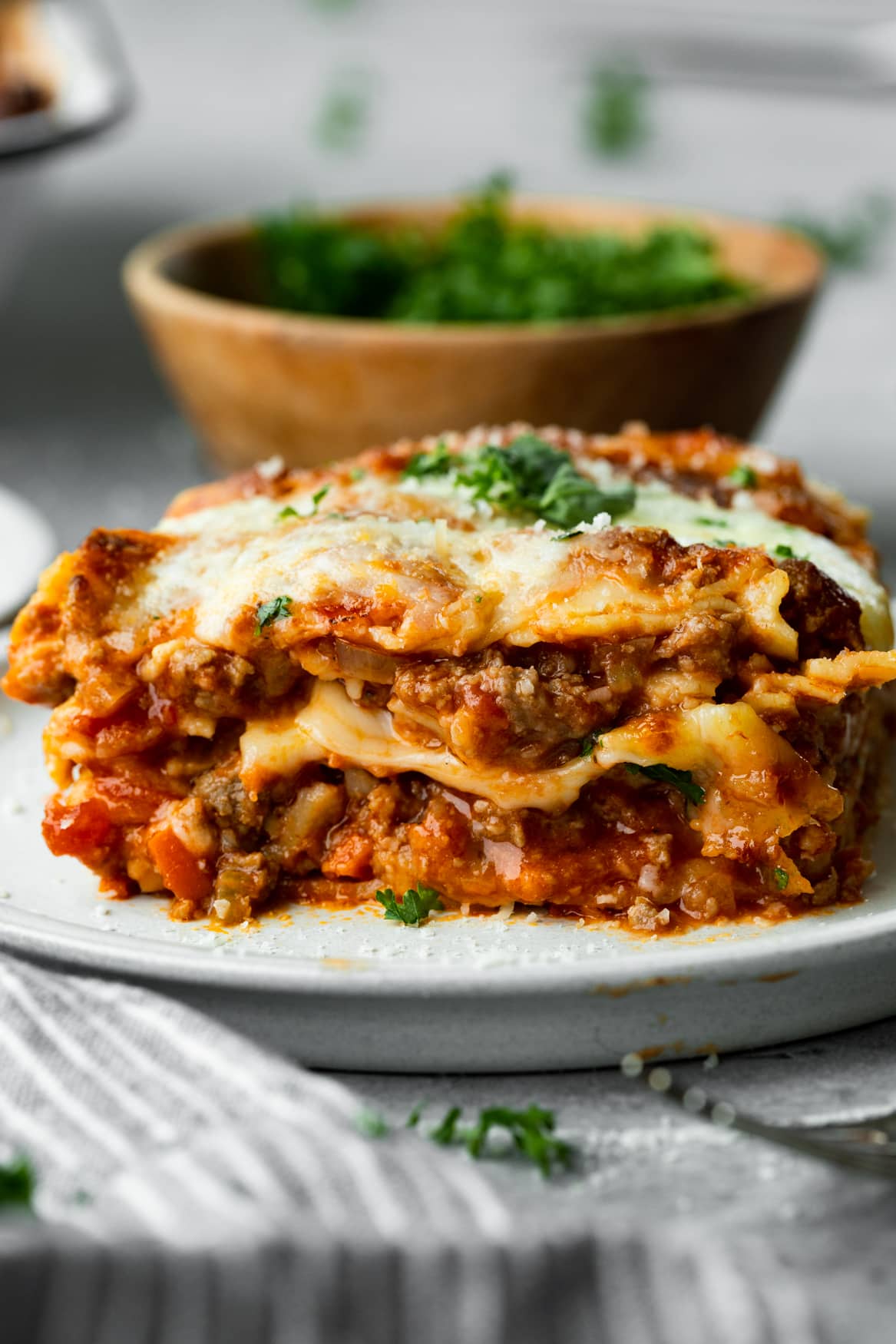 Lasagna, layered