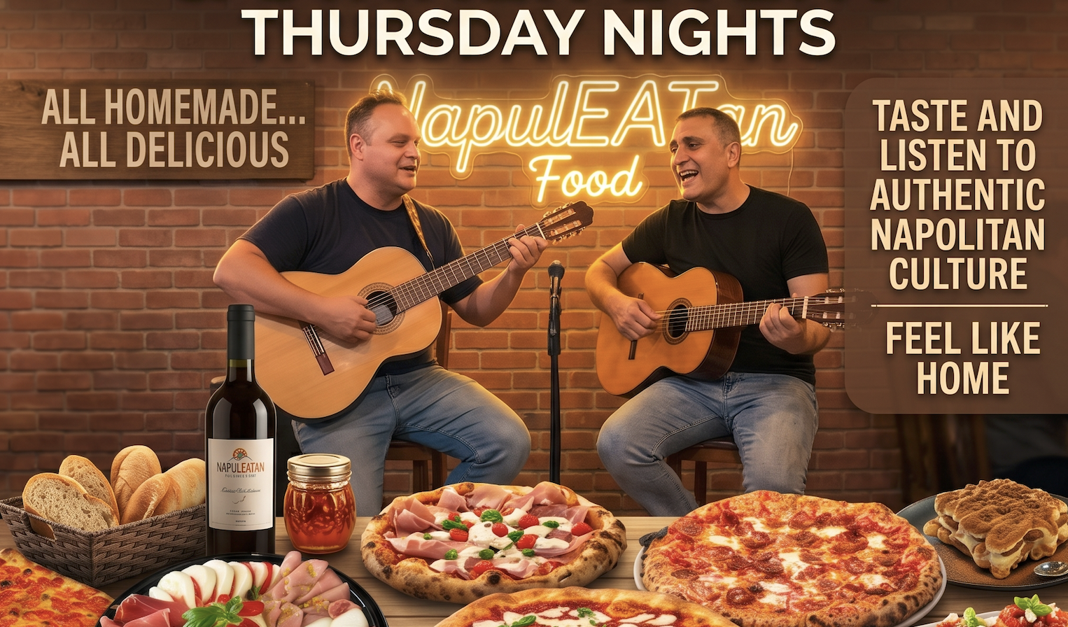 Live music night at NapulEATan, Fort Lauderdale